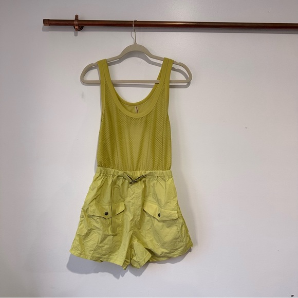 NEW Free People Movement Pacific Coast Hike Onesie Romper Green - Picture 3 of 6